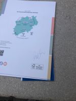 Autogramm von k Rudi auf Finanzamt werbung Nordrhein-Westfalen - Lippstadt Vorschau