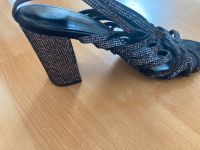 Hohe Schuhe/Sandalen  High Heels Glitzer Gr. 37 Baden-Württemberg - Malsch Vorschau