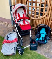 Gesslein F4 Kinderwagen,- Buggy mit Babyschale u. Laufgitter Brandenburg - Brandenburg an der Havel Vorschau