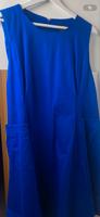 Kleid oder Kleiderrock Azurblau DKNY in Größe 44 Baumwolle Sachsen - Radebeul Vorschau
