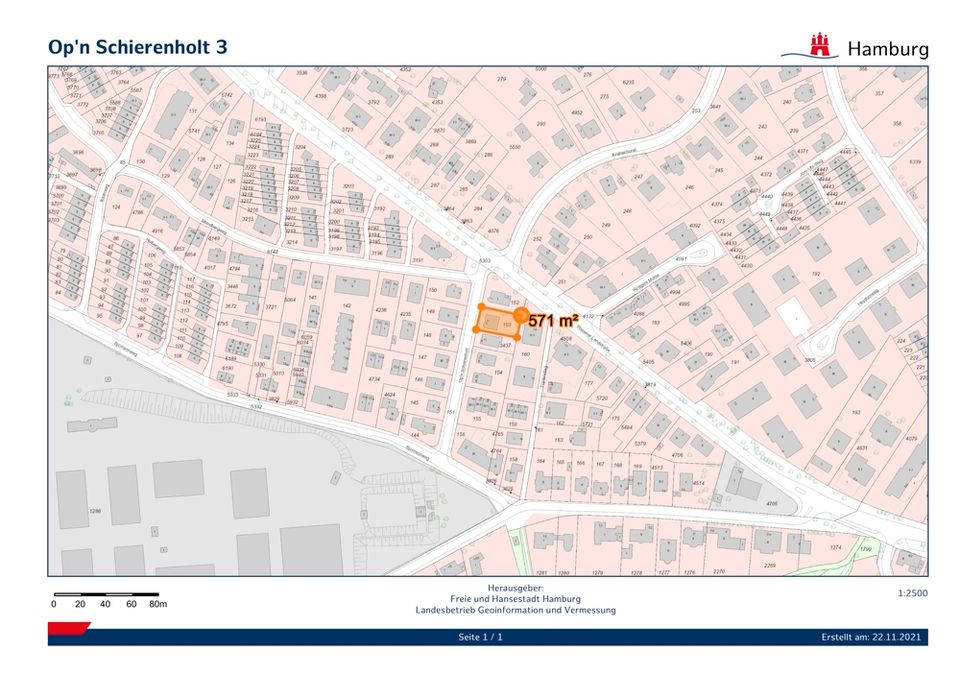 Entwicklungsgrundstück für 3 Wohneinheiten -  MIT BAUGENEHMIGUNG - in Hamburg