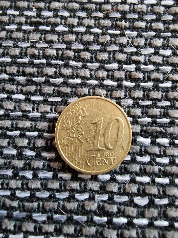 10 Cent Münze Irland 2003, Euromünze in Fellbach