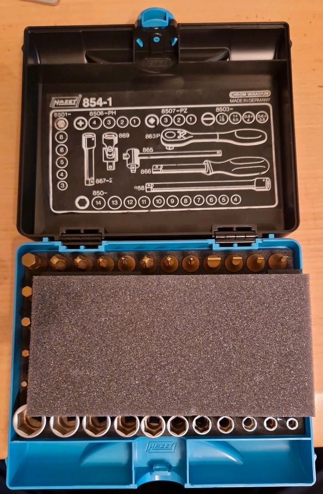 hazet 854-1 1/4" Ratschenkasten Steckschlüsselsatz in Dreieich