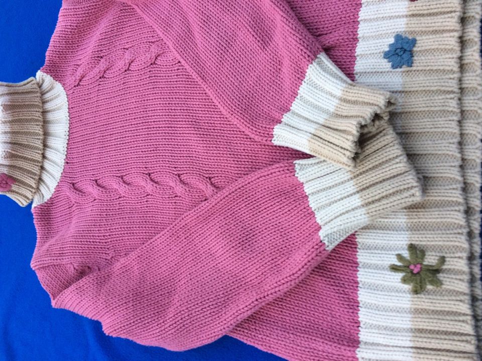 Pulli Pullover Rollkragen rosa m.  Baumwolle in Alzenau