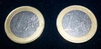 Zwei 1 Euromünzen Spanien 2006 2008 Fehlprägung Nordrhein-Westfalen - Kamp-Lintfort Vorschau