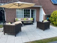 Poly Rattan Lounge Set Gartenmöbel mit Tisch TOP! NP: über 1000 € Nordrhein-Westfalen - Harsewinkel Vorschau