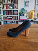 Navy Dunkel blau schuhe Größe 40 leder heels neu Bayern - Rosenheim Vorschau