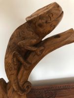 Afrikanische Figur Holzschnitzerei Chamäleon Malawi Altstadt-Lehel - München/Lehel Vorschau