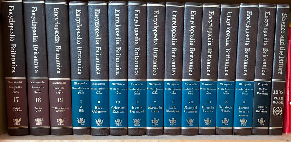 Encyclopaedia Britannica 15th Edition, 30 Bände, 1981 in Willich