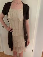Sommerkleid Kleid Kitt braun beige S M 2teilig Hessen - Glashütten Vorschau
