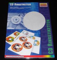 CD Ringetiketten 25 Bögen à 3 Etiketten Neu Schleswig-Holstein - Wrist Vorschau