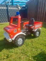 Rolly Toys - Feuerwehr Unimog mit Anhänger Niedersachsen - Westerholt Vorschau