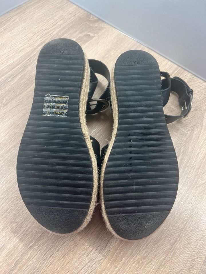 Sandalen Espadrille only Damen schwarz in Sondershausen