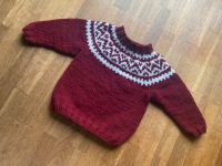 Handgestrickter Norweger Pullover Gr 80 Baby Neu Bayern - Perlesreut Vorschau