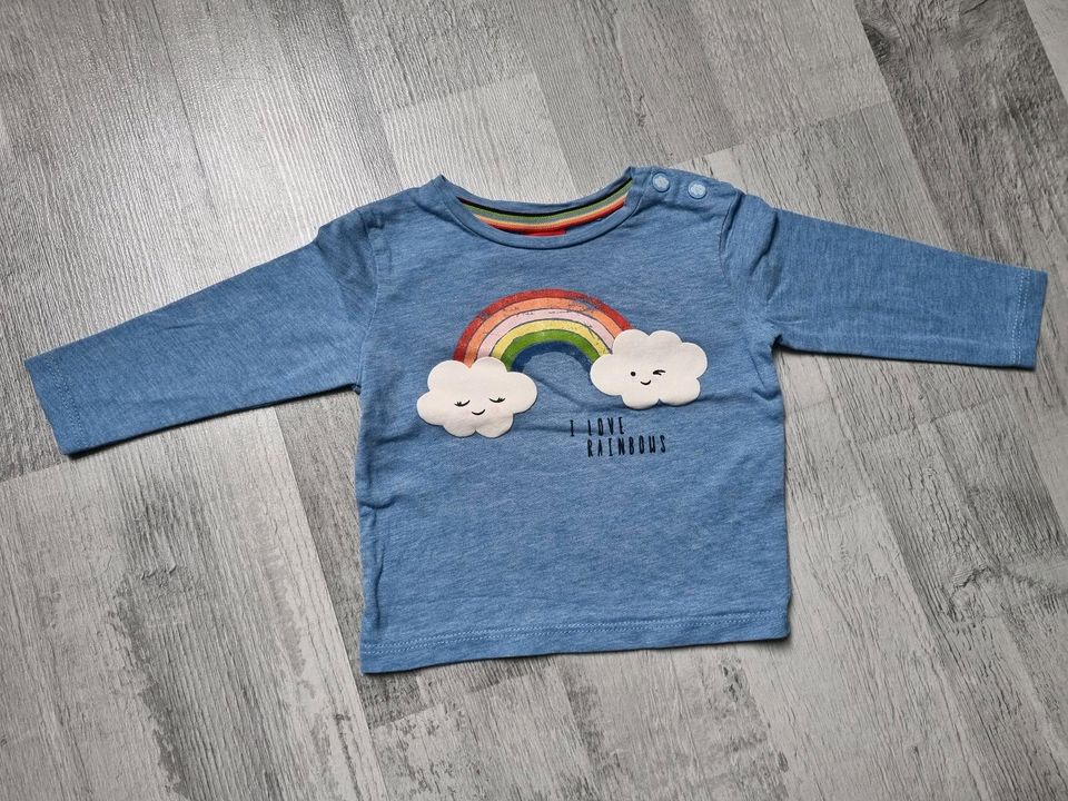 S.Oliver Langarmshirt Regenbogen Gr. 62 Longsleeve in Großröhrsdorf