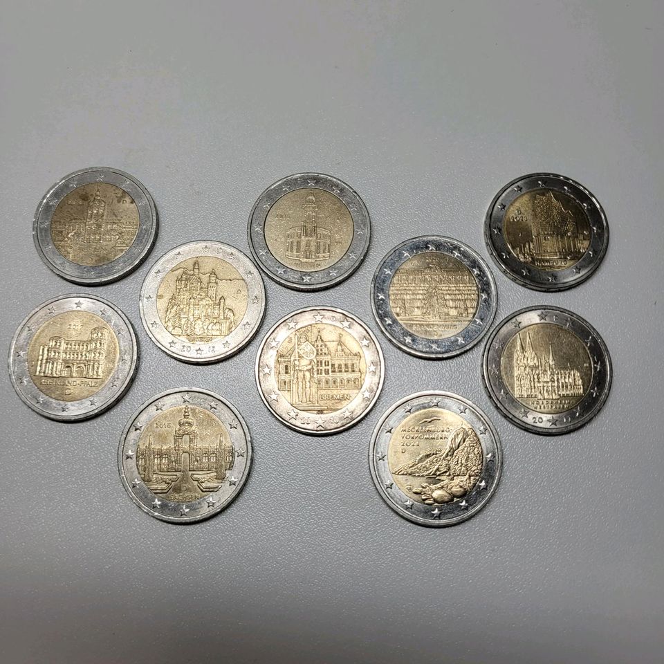 2 Euro Münzen Bundesländer in Hamburg