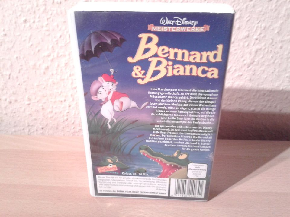 Bernard & Bianca .Die Mäusepolizei . VHS in Lübeck