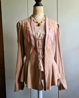 Vintage Echtleder Jacke Natasa Düsseldorf St. Tropez Boho Hippie Brandenburg - Panketal Vorschau