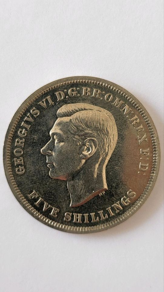 Grossbritannien 5 Shilling 1951 George VI Erhaltung! in Berlin