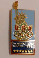 Schöner seltener Pin Button Olympia Seoul 1988 Nordrhein-Westfalen - Hiddenhausen Vorschau