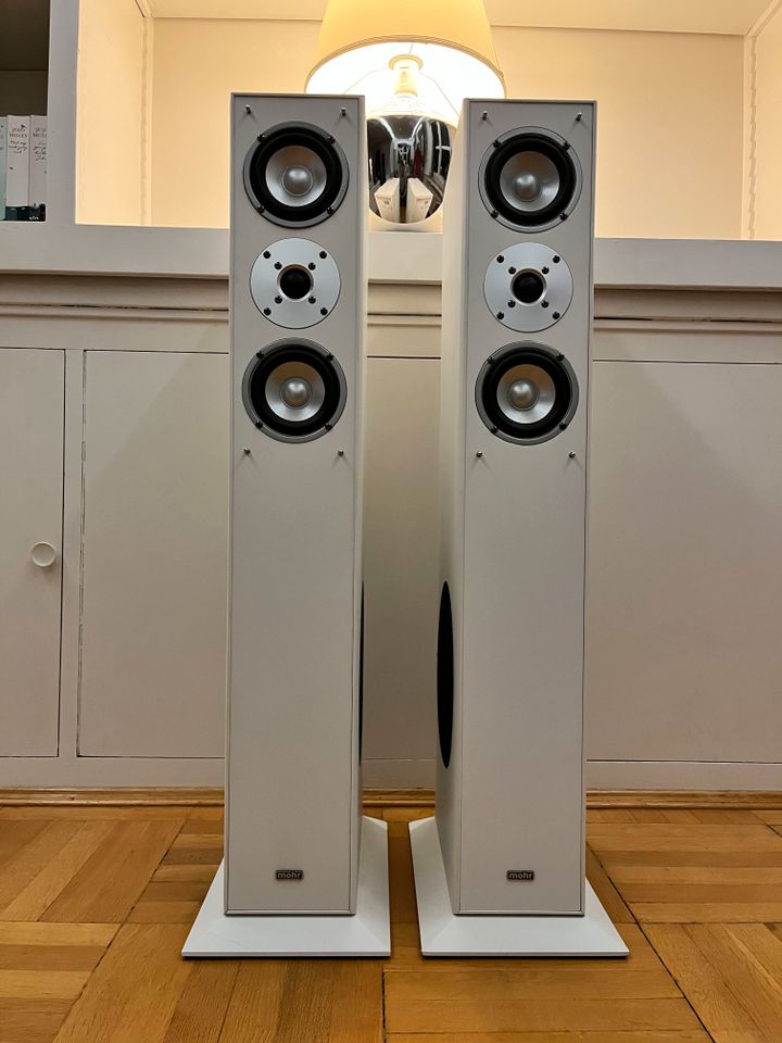 Mohr SL15 Hifi-Standlautsprecher, Paar, weiß, inkl. OVP in Hannover