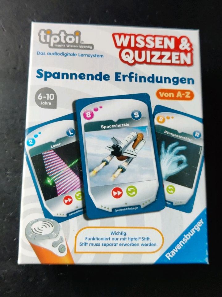 Tiptoi Wissen und quizzen Spannende Erfindung en in Stralsund