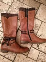Braune Lederstiefel Hessen - Homberg Vorschau
