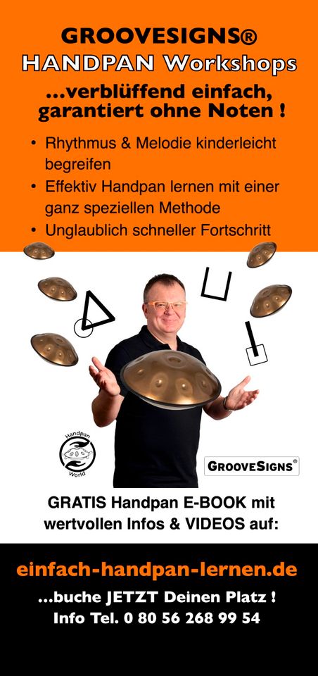 HANDPAN WORKSHOPS in München & im Chiemgau in Eggstätt