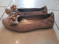 Marco TOZZI 40 Taupe Brauner Slipper Ballerinas Schleife Perlen H Bayern - Augsburg Vorschau