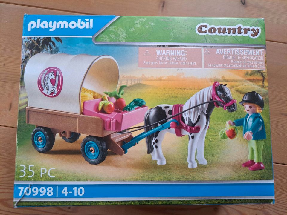 Playmobil Pferd mit Planwagen in Bayerbach