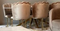 6 Stühle Beige-Gold Muschelform Blumenthal - Lüssum-Bockhorn Vorschau