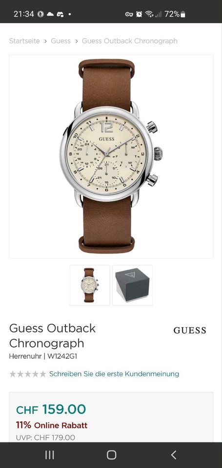 Guess Outback Chronograph Herrenuhr in Hürth