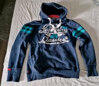 Hoodie Kapuzenpullover Superdry blau Größe S Bielefeld - Sennestadt Vorschau