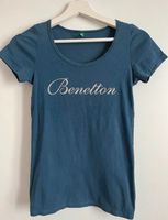 Benetton Shirt Logo Shirt mit Rundhalsausschnitt Baumwolle 36 Berlin - Köpenick Vorschau