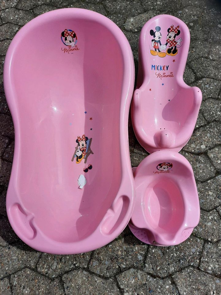Baby badewanne mit Zubehör Micky Maus in Schonungen