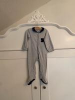Petit Bateau Strampler/Schlafanzug Gr.86 grau Baden-Württemberg - Heddesheim Vorschau