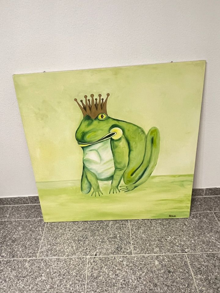Frosch Froschkönig Bild auf Leinwand in Köln