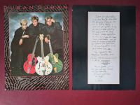 Duran Duran - Newsletter / 2 Seiten - 1986 - Fan Club UK Niedersachsen - Aurich Vorschau