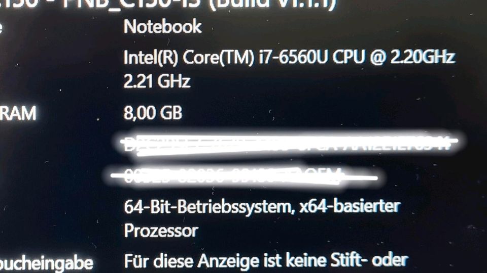 Peaq Notebook intel i7 512GB / 8GB Ram in München