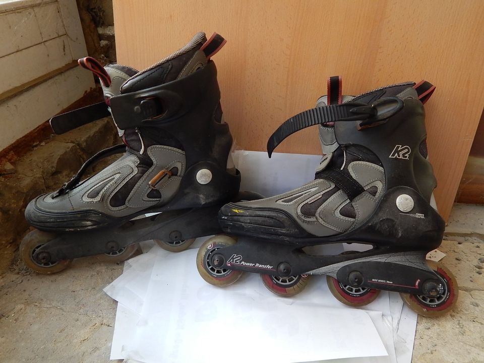 Inlineskates Inliner Rollerblades, Marke K2, Gr. 44,5 in Blankenburg (Harz)