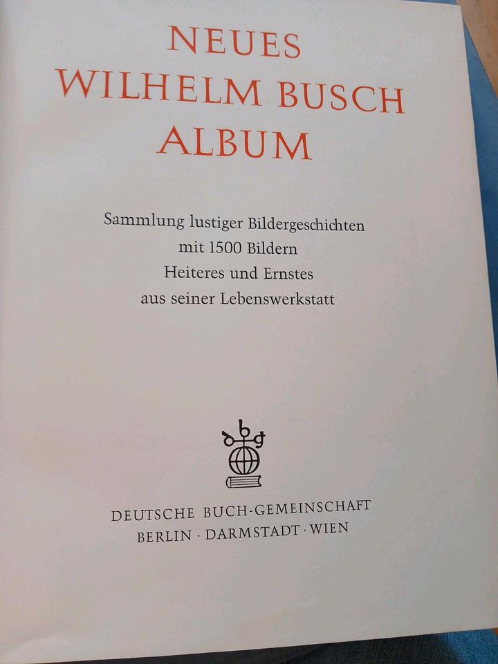 Wilhelm Busch: Humoristischer Hausschatz I&II in Augsburg