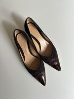 Guter Zustand! | Unützer Pumps | Croco | Filz | grau braun | 37,5 Kr. München - Ottobrunn Vorschau