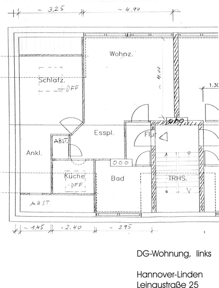 2 Zi Wohnung mit Einbauk. in Hannover Linden 100m bis zur Leine in Hannover