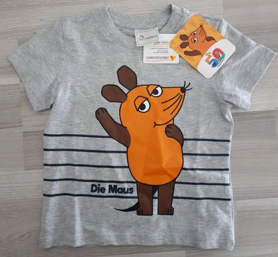 Die Maus T-Shirt Gr. 74 NEU in Marl