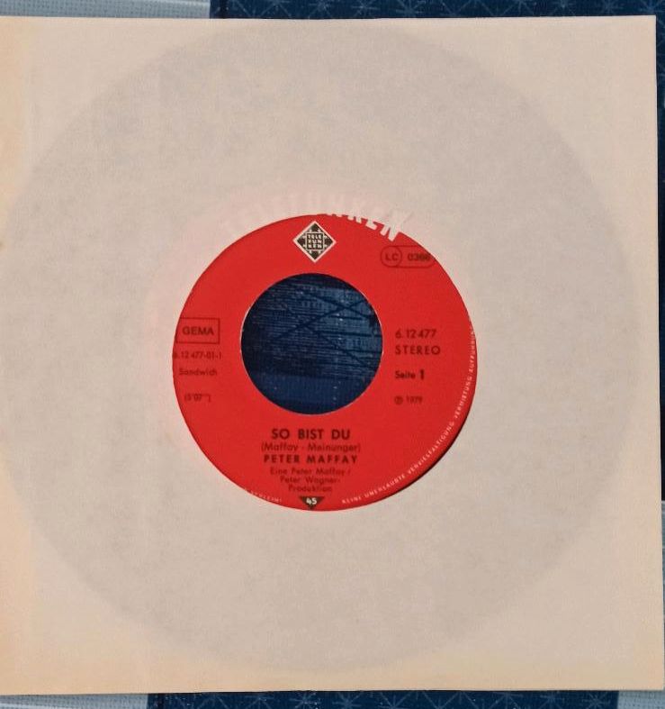 Peter Maffay - So bist du - Vinyl Single in Friesoythe
