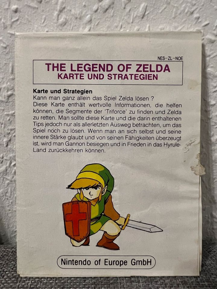 Zelda NES komplett mit OVP, Anleitung und Karte Top Zustand in Dinslaken