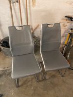 2 Stühle in grau-weiß Niedersachsen - Braunschweig Vorschau