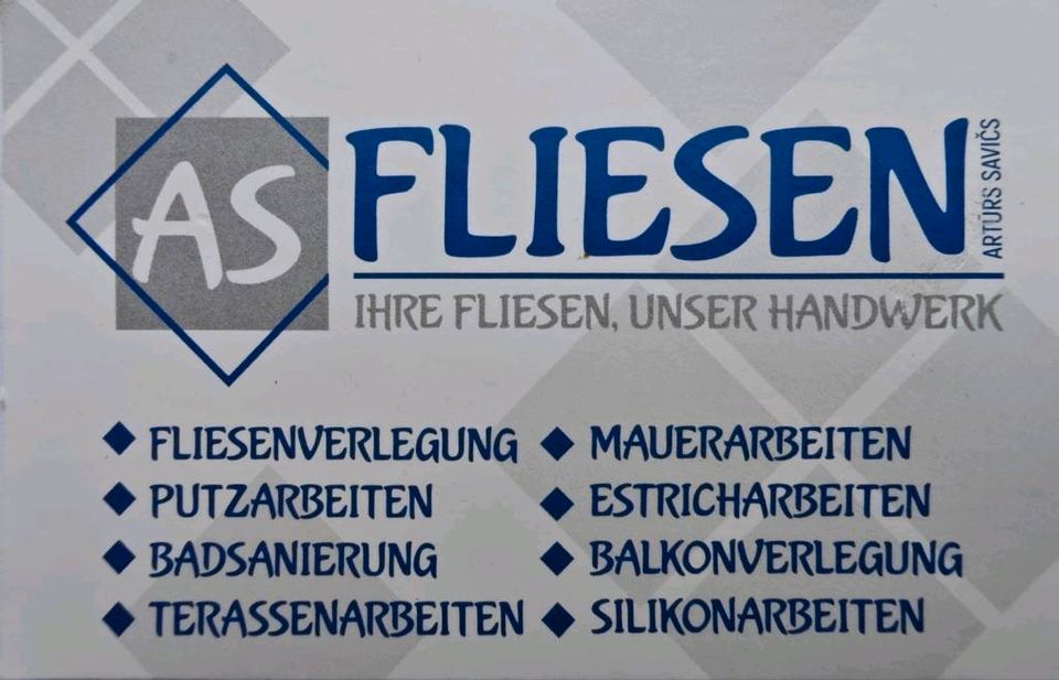 Fliesenleger, Fliesenlegermeister in Friesoythe