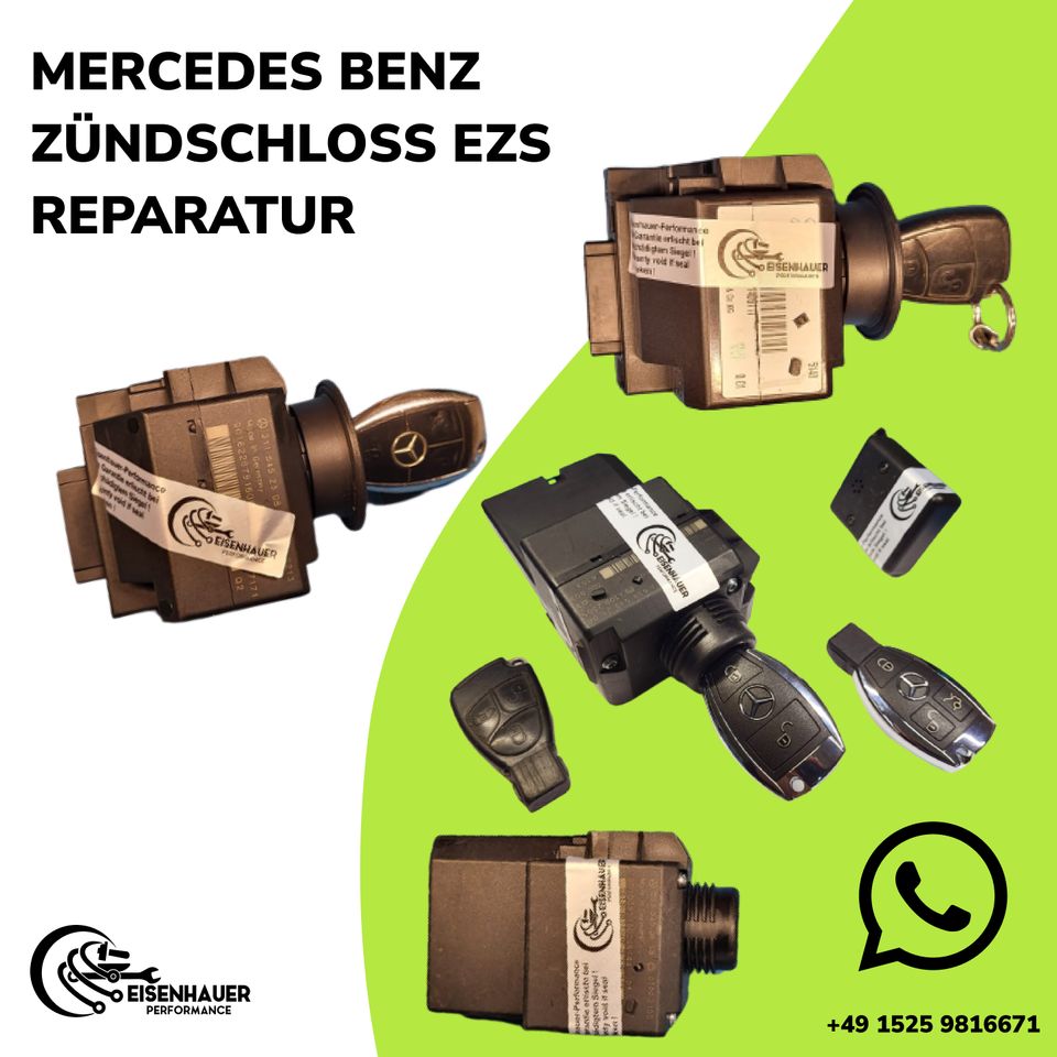 EZS Mercedes Benz Zündschloss Reparatur C W204 in Ronnenberg