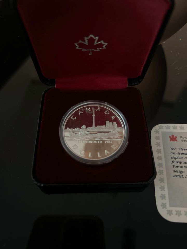 1 Dollar Canada Toronto 1984 Münze Silber in Hamburg